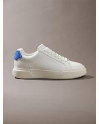 Calvin Klein - Leather Durable Traction Chunky Trainers - Lyst