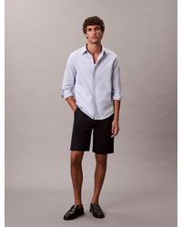 Calvin Klein - Cotton Stretch Chino Shorts - Lyst