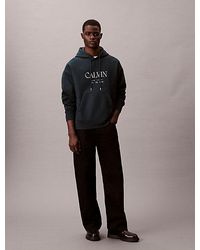 Calvin Klein - Premium Fleece Calvin Graphic Hoodie - Lyst