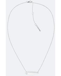 Calvin Klein - Jeans Sculpted Pendant Necklace - Lyst