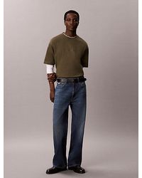 Calvin Klein - Relaxed Heavy Jersey Logo T-Shirt - Lyst