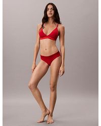 Calvin Klein - Metallic Bikini Briefs Icon Cotton Modal Metallic - Lyst