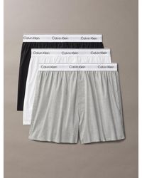 Calvin Klein - 3 Pack Slim Boxers - Lyst