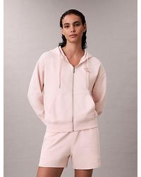 Calvin Klein - Shorts de chándal de felpa de algodón - Lyst