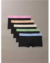 Calvin Klein - 5 Pack Low Rise Trunks - Lyst