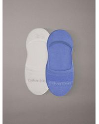 Calvin Klein - 2 Pack Moisture Wicking Invisible Socks - Lyst