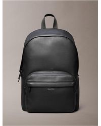 Calvin Klein - Pebbled Round Backpack - Lyst