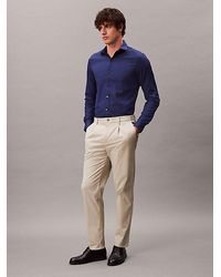 Calvin Klein - Slim Stretch Collar Non Iron Shirt - Lyst