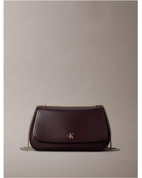 Calvin Klein - Monogram Hardware Shoulder Bag - Lyst