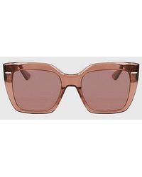 Calvin Klein - Rectangle Sunglasses - Lyst