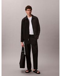 Calvin Klein - Seersucker Blouson Jack - Lyst