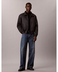 Calvin Klein - Jeans Tech Denim Zip Up Jacket - Lyst