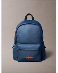 Calvin Klein - Nylon Monogram Logo Backpack - Lyst