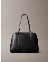 Calvin Klein - Foil Logo Bowling Shoulder Bag - Lyst