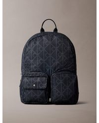 Calvin Klein - Printed Emblem Logo Nylon Packable Backpack - Lyst