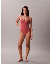 Calvin Klein - Cut Out Swimsuit Ck Tailored - Lyst