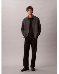 Calvin Klein - Melange Flannel Relaxed Button-Down Shirt - Lyst