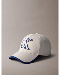Calvin Klein - Textured Monogram Baseball Cap - Lyst
