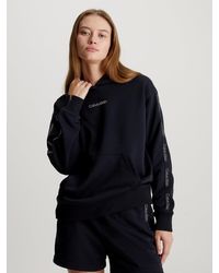 Calvin Klein - Sweat-shirt à capuche en tissu éponge - Lyst