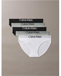 Calvin Klein - Maximum Cotton 5-Pack Bikini - Lyst