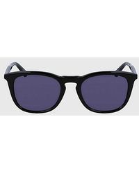 Calvin Klein - Round Sunglasses - Lyst