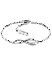 Calvin Klein - Jeans Stainless Steel Infinity Bracelet - Lyst