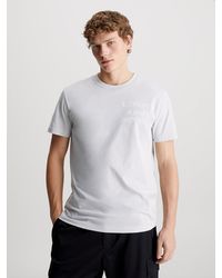 Calvin Klein - T-shirt avec logo - Lyst