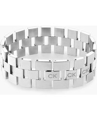 Calvin Klein - Stainless Steel Link Bracelet - Lyst