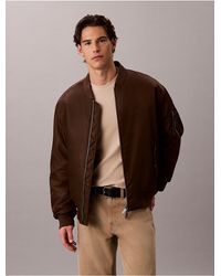 Calvin Klein - Calvin Klein Nylon Bomber Jacket - Lyst