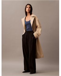 Calvin Klein - High Waist Tailored Pants - Lyst