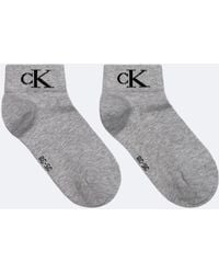 Calvin Klein - 2 Pack Soft Cotton Stretch Ankle Socks - Lyst