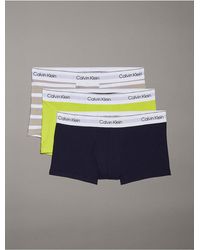 Calvin Klein - Icon Cotton Stretch 3-Pack Low Rise Trunk - Lyst