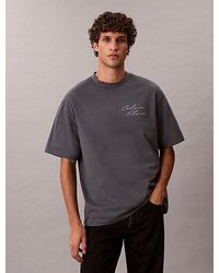Calvin Klein - Jeans Relaxed Script Logo T-Shirt - Lyst