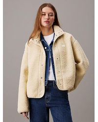 Calvin Klein - Relaxed Sherpa Overhemdjack - Lyst