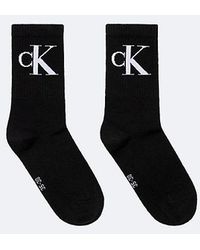 Calvin Klein - 2 Pack Soft Cotton Stretch Crew Socks - Lyst