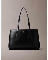 Calvin Klein - Monogram Hardware Tote Bag - Lyst