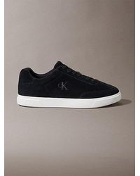 Calvin Klein - Suede Signature Logo Trainers - Lyst
