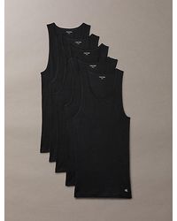 Calvin Klein - 5 Pack Tank Tops Cotton Classics - Lyst