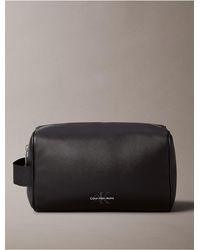Calvin Klein - Calvin Klein Center Monogram Logo Dopp Kit - Lyst