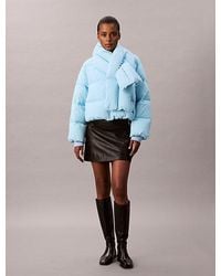 Calvin Klein - Short Down Puffer Jacket - Lyst