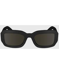 Calvin Klein - Modified Rectangle Sunglasses - Lyst
