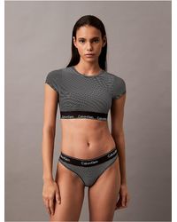 Calvin Klein - Icon Cotton Modal T-Shirt Bralette - Lyst