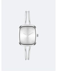 Calvin Klein - Brushed Dial Bangle Watch - Lyst