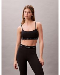 Calvin Klein - Convertible Quick-Dry Low Impact Sports Bra - Lyst
