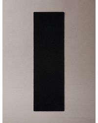 Calvin Klein - Sjaal Van Wolmix Met Signature Logo - Lyst