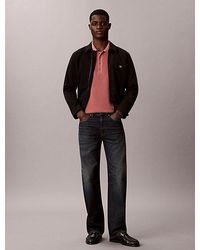 Calvin Klein - Jeans Cotton Waffle Knit Polo Shirt - Lyst