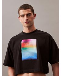 Calvin Klein - Unisex Boxy Logo T-shirt - Pride - Lyst
