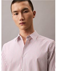 Calvin Klein - Tech Cotton Slim Button Down Shirt - Lyst