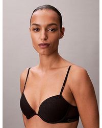 Calvin Klein - Lightly Lined Demi Bra Icon Cotton Modal - Lyst