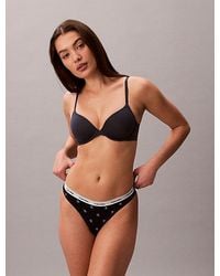 Calvin Klein - Thong Icon Logo - Lyst